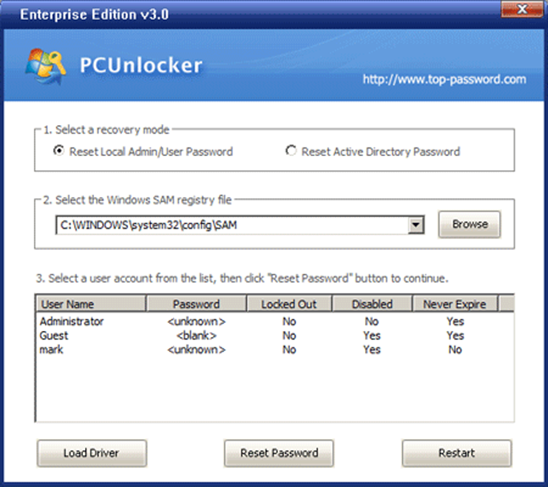 pcunlocker zip file download